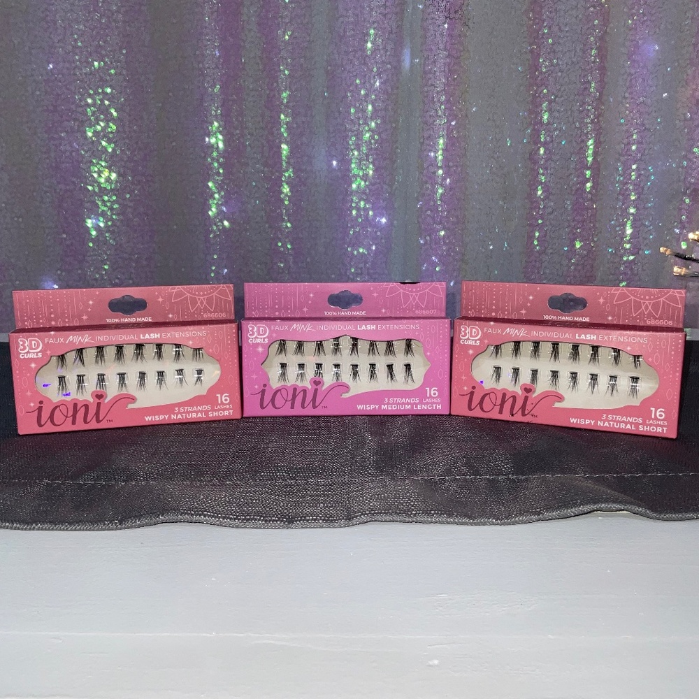 ioni Eyelash Cluster Lot NWT